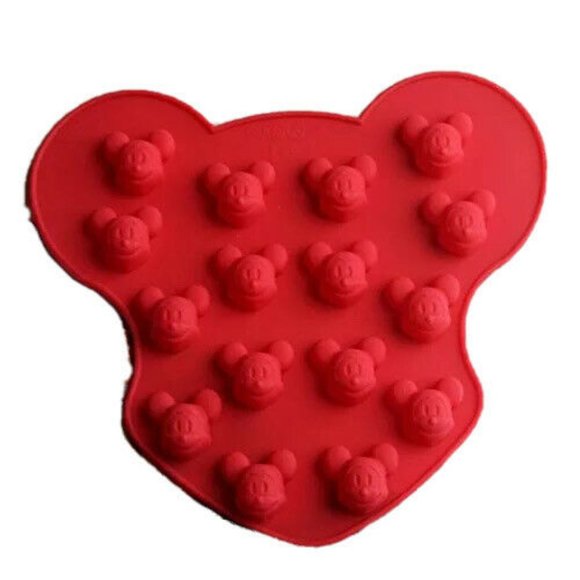 unbranded Other - Lot 2 Silicon Candy Soap Mold Mouse Face Chocolate